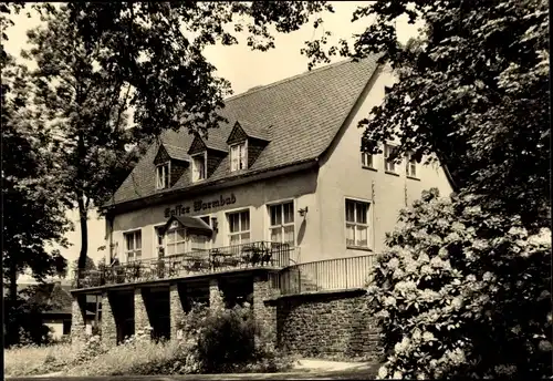 Ak Warmbad Wolkenstein im Erzgebirge Sachsen, Kaffee Warmbad