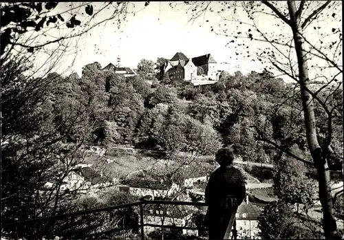 Ak Wolkenstein im Erzgebirge, Blick auf Wolkenstein