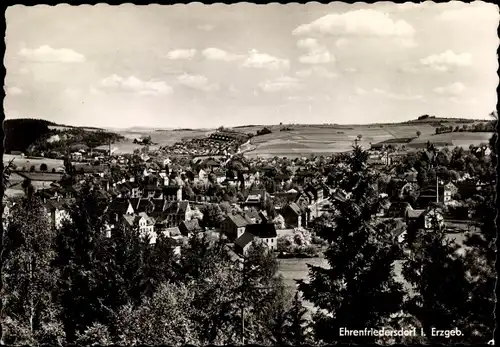 Ak Ehrenfriedersdorf im Erzgebirge, Panorama