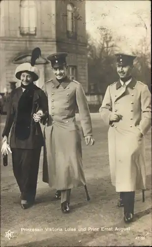 Ak Prinzessin Viktoria Luise und Prinz Ernst August