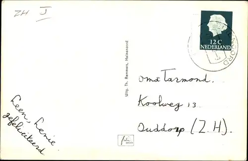 Ak Heinenoord Südholland, Dorfansichten