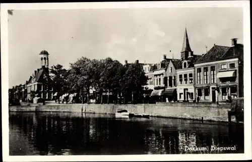 Ak Dokkum Dongeradeel Friesland Niederlande, Diepswal