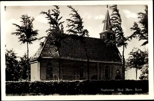 Ak Nijehorne Friesland Niederlande, Ned. Herv. Kerk