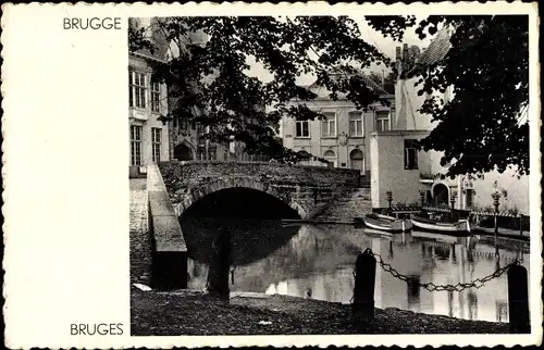 Ak Bruges Brügge Flandern Westflandern, De Dijver