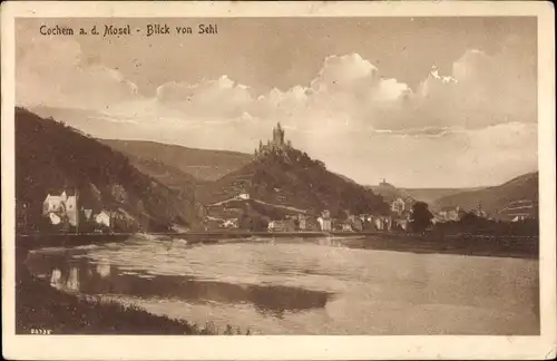 Ak Sehl Cochem an der Mosel, Panorama