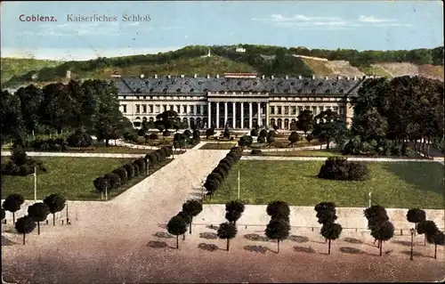 Ak Koblenz am Rhein, Kaiserliches Schloss