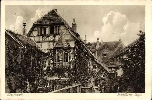 Ak Lutherstadt Eisenach in Thüringen, Wartburg, Hof