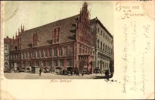Ak Hannover in Niedersachsen, Altes Rathaus