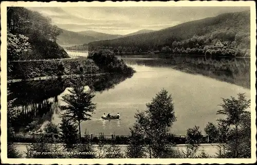 Ak Flechtdorf Diemelsee Hessen, Am romantischen Diemelsee