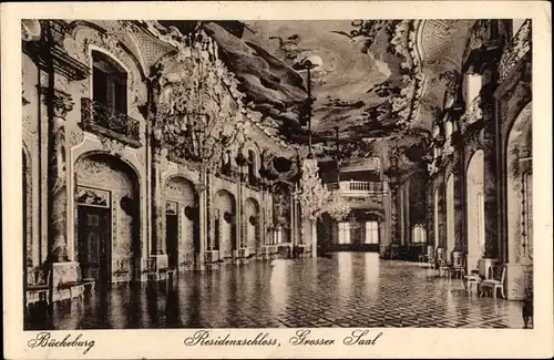 Ak Bückeburg im Kreis Schaumburg, Residenzschloss, Großer Saal