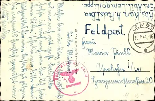 Ak Lemgo in Lippe, Rathaus