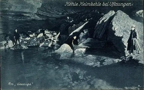 Ak Uftrungen Südharz, Am Seeauge, Höhle Heimkehle