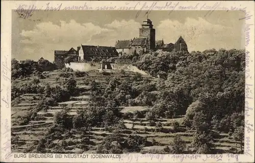 Ak Neustadt Breuberg im Odenwald, Burg Breuberg