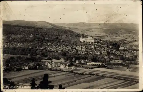 Ak Rudolstadt in Thüringen, Panorama