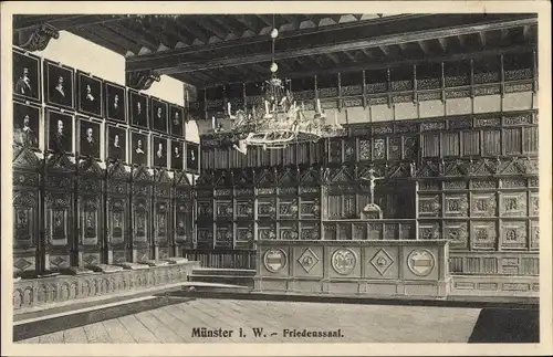 Ak Münster in Westfalen, Friedenssaal