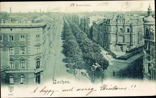Ak Aachen in Nordrhein Westfalen, Kaiserallee