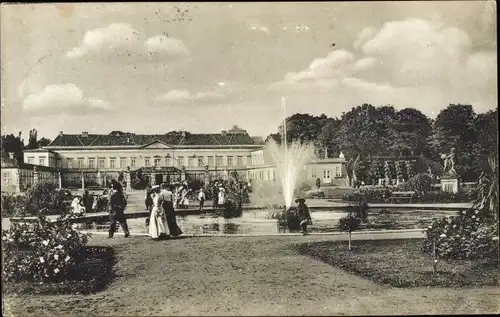 Ak Herrenhausen Hannover in Niedersachsen, Schloss Herrenhausen, Park