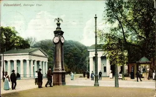 Ak Düsseldorf am Rhein, Ratinger Thor