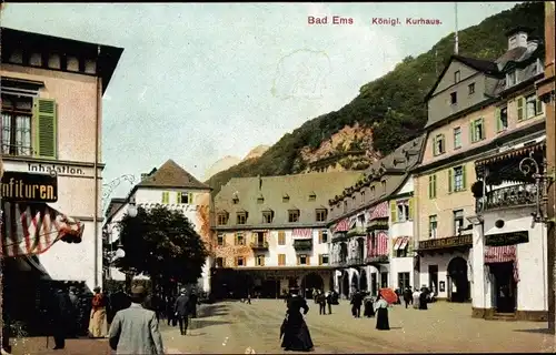 Ak Bad Ems an der Lahn, Königl. Kurhaus