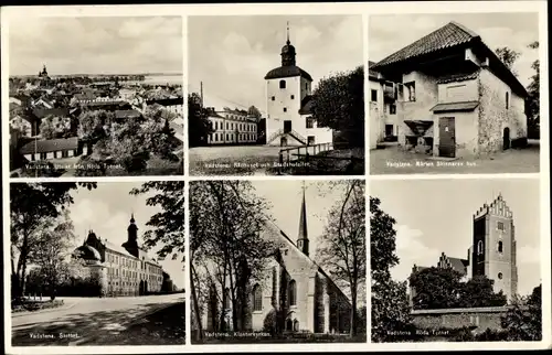 Ak Vadstena Schweden, Klosterkyrkan, Slottet