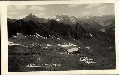 Foto Ak Mayrhofen im Zillertal Tirol, Karl von Edel Hütte