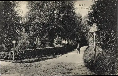 Ak Beek Gelderland Niederlande, Holleweg