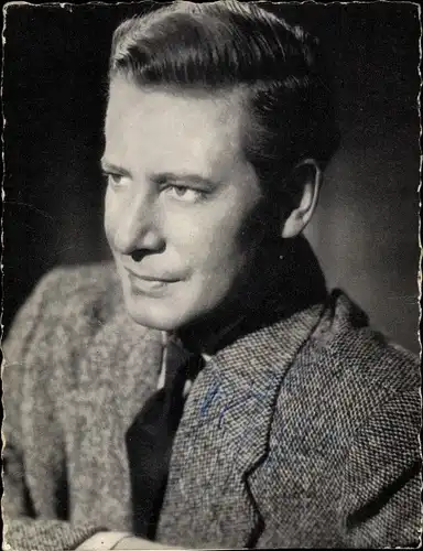 Ak Schauspieler Dieter Borsche, Portrait, Autogramm