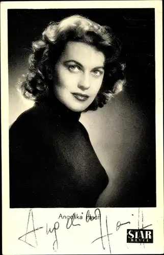 Ak Schauspielerin Angelika Hauff, Portrait, Autogramm