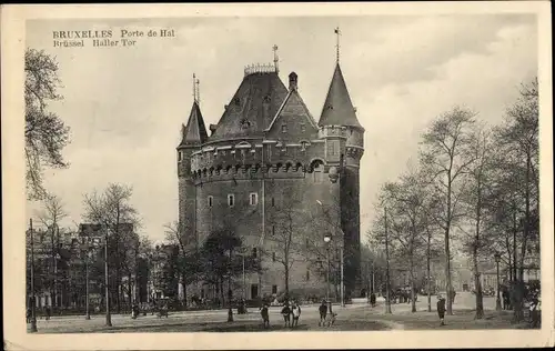 Ak Bruxelles Brüssel, Porte de Hal, Haller Tor