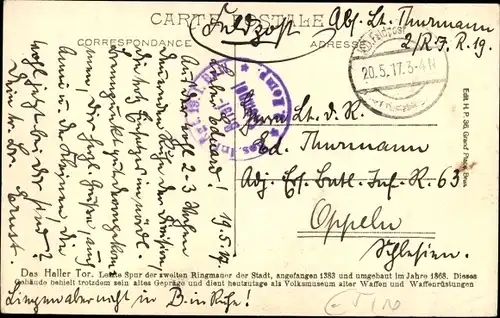 Ak Bruxelles Brüssel, Porte de Hal, Haller Tor