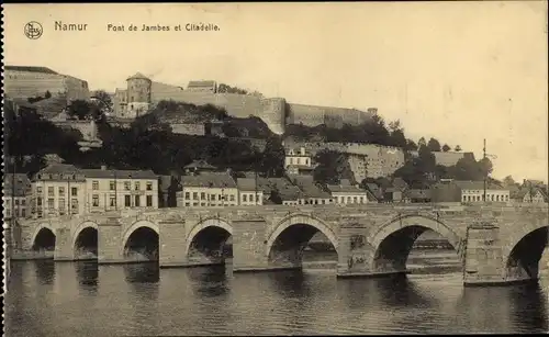 Ak Namur Wallonien, Pont de Jambes et Citadelle