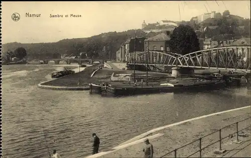 Ak Namur Wallonien, Sambre et Meuse