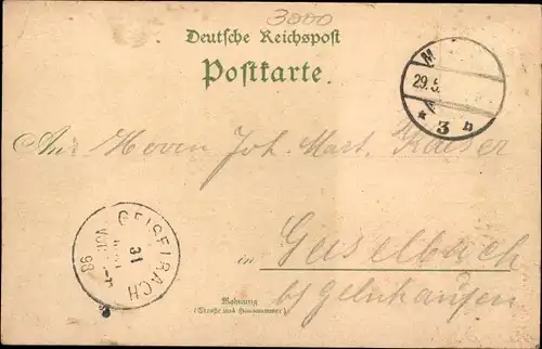 Litho Magdeburg an der Elbe, Stadtpanorama, Dom