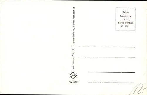 Ak Schauspieler Carl Raddatz, Portrait, Autogramm