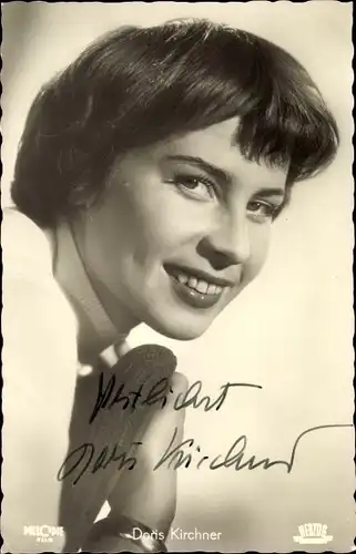 Ak Schauspielerin Doris Kirchner, Schwedenmädel, Portrait, Autogramm