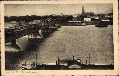 Ak Warszawa Warschau, Praga, Dampfer St Igorniccy