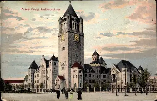 Ak Poznań Posen, Königl. Residenzschloss