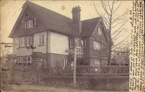 Foto Ak Großbritannien, Villa