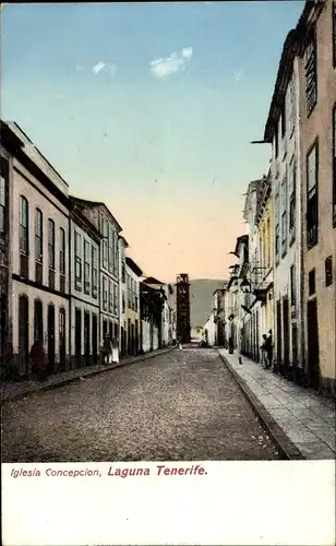 Ak Laguna Tenerife Teneriffa Kanarische Inseln Spanien, Iglesia Concepcion