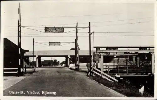 Ak Bleiswijk Südholland, Viaduct, Rijskweg