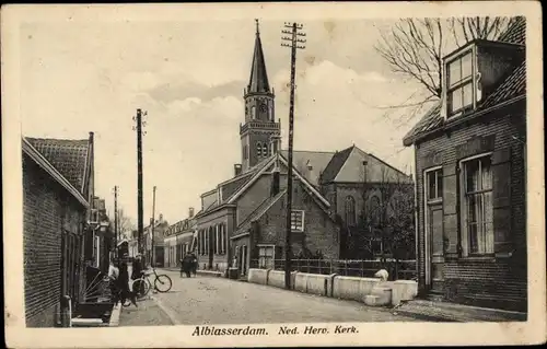 Ak Alblasserdam Südholland, Ned. Herv. Kerk