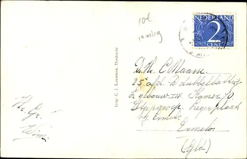 Ak Alblasserdam Südholland, Het huis Kinderdijk