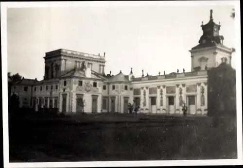 Foto Warszawa Warschau Polen, Schloss im Pilsudski Park