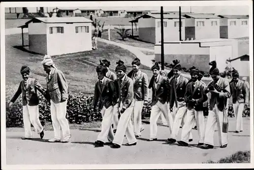 Sammelbild Olympia 1936, Olympisches Dorf Los Angeles 1932, Indische Hockeyspieler