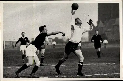 Sammelbild Olympia 1936, Dt. Handballmeisterschaft, Berliner Sportverein, 1. Spandauer Handballklub