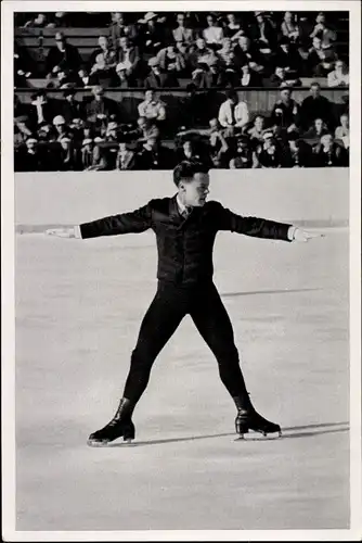 Sammelbild Olympia 1936, Eiskunstläufer Felix Kaspar