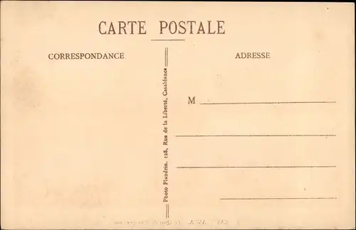 Ak Casablanca Marokko, Le Quai de debarquement