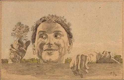 Künstler Ak Greiner, O., Leipzig in Sachsen, Margareten Volksfest am 18. Mai 1912