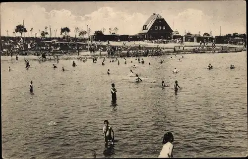 Ak Olbersdorf in Sachsen, Volksbad