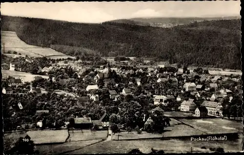 Ak Pockau Lengefeld im Erzgebirge Sachsen, Totalansicht der Ortschaft
